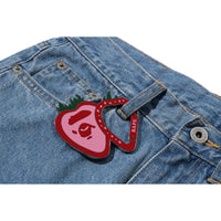 STRAWBERRY APE HEAD CARABINER LADIES
