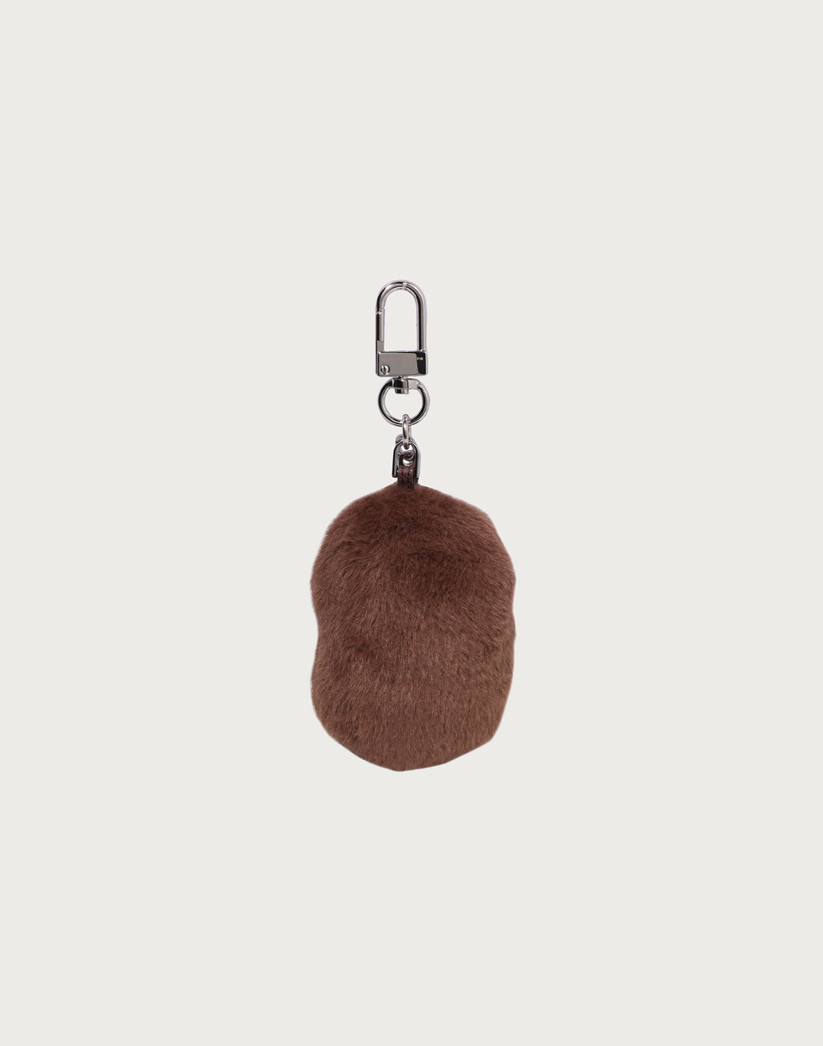 APE HEAD FAUX FUR KEYCHAIN
