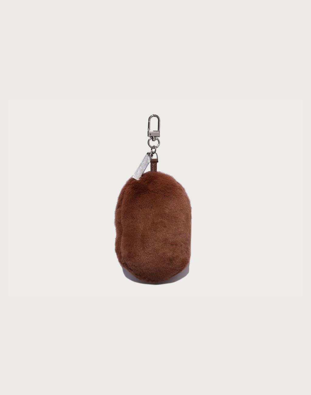 APE HEAD FAUX FUR KEYCHAIN