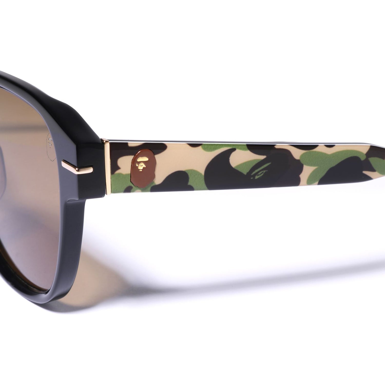 BAPE Frost Camo Accent Sunglasses 5 Clear/Light Green