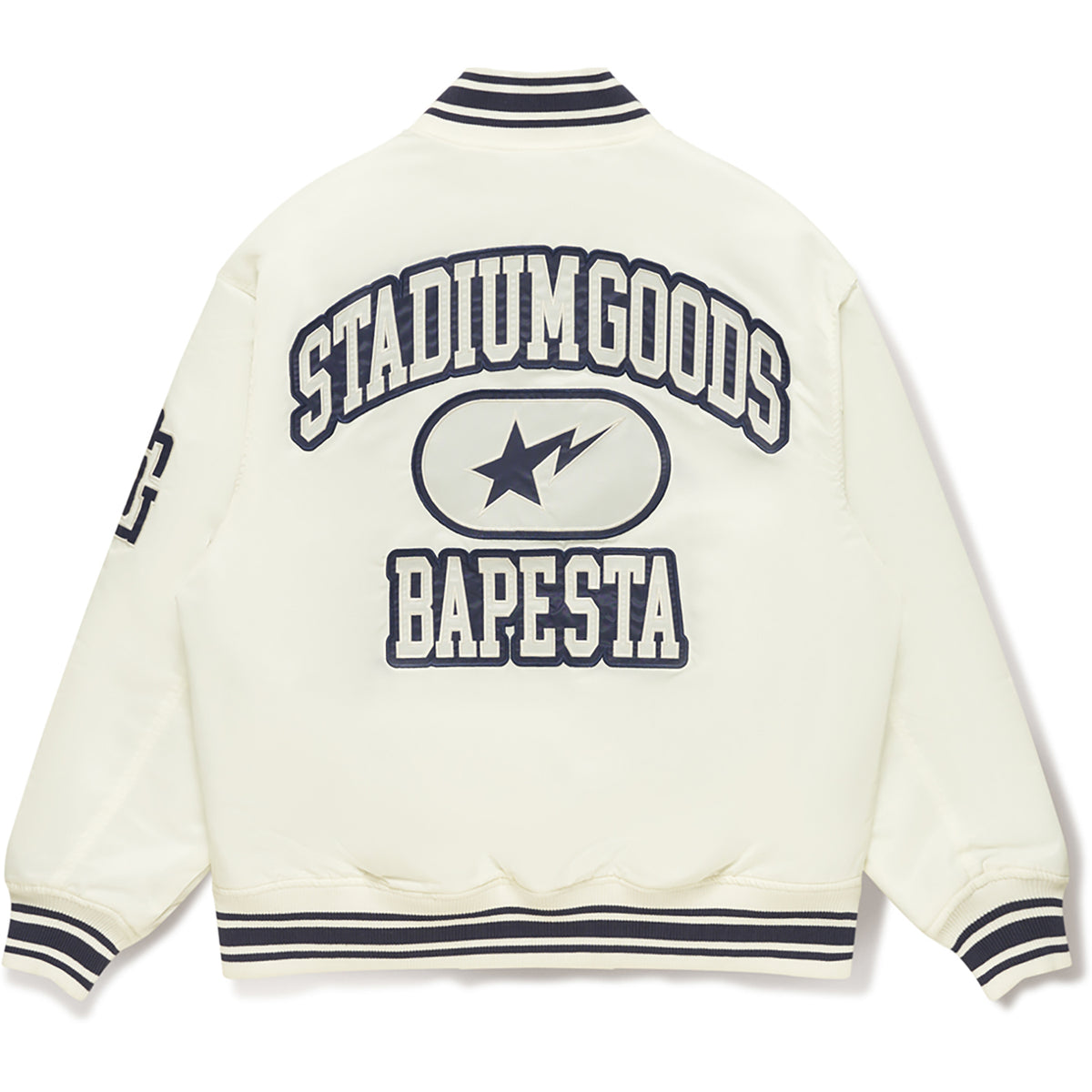 BAPE X STADIUM GOODS VARSITY JACKET MENS