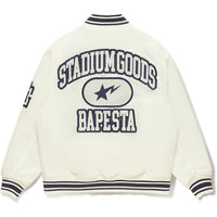 BAPE X STADIUM GOODS VARSITY JACKET MENS