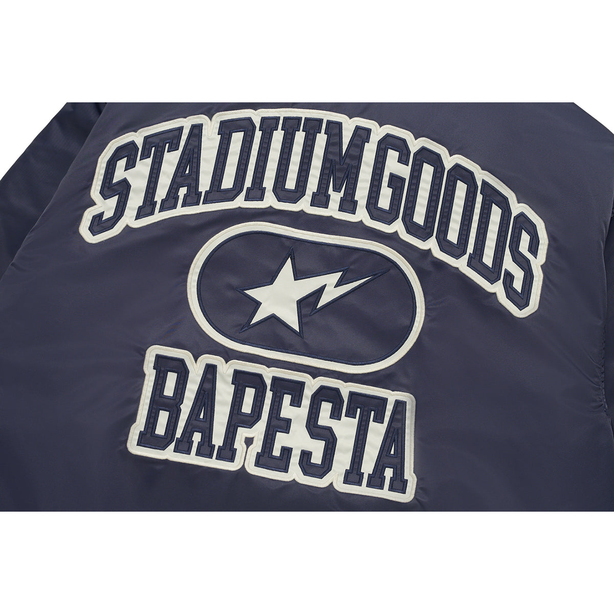 BAPE X STADIUM GOODS VARSITY JACKET MENS