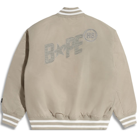 BAPE X HIGHSNOBIETY NYLON VARSITY JACKET MENS | us.bape.com