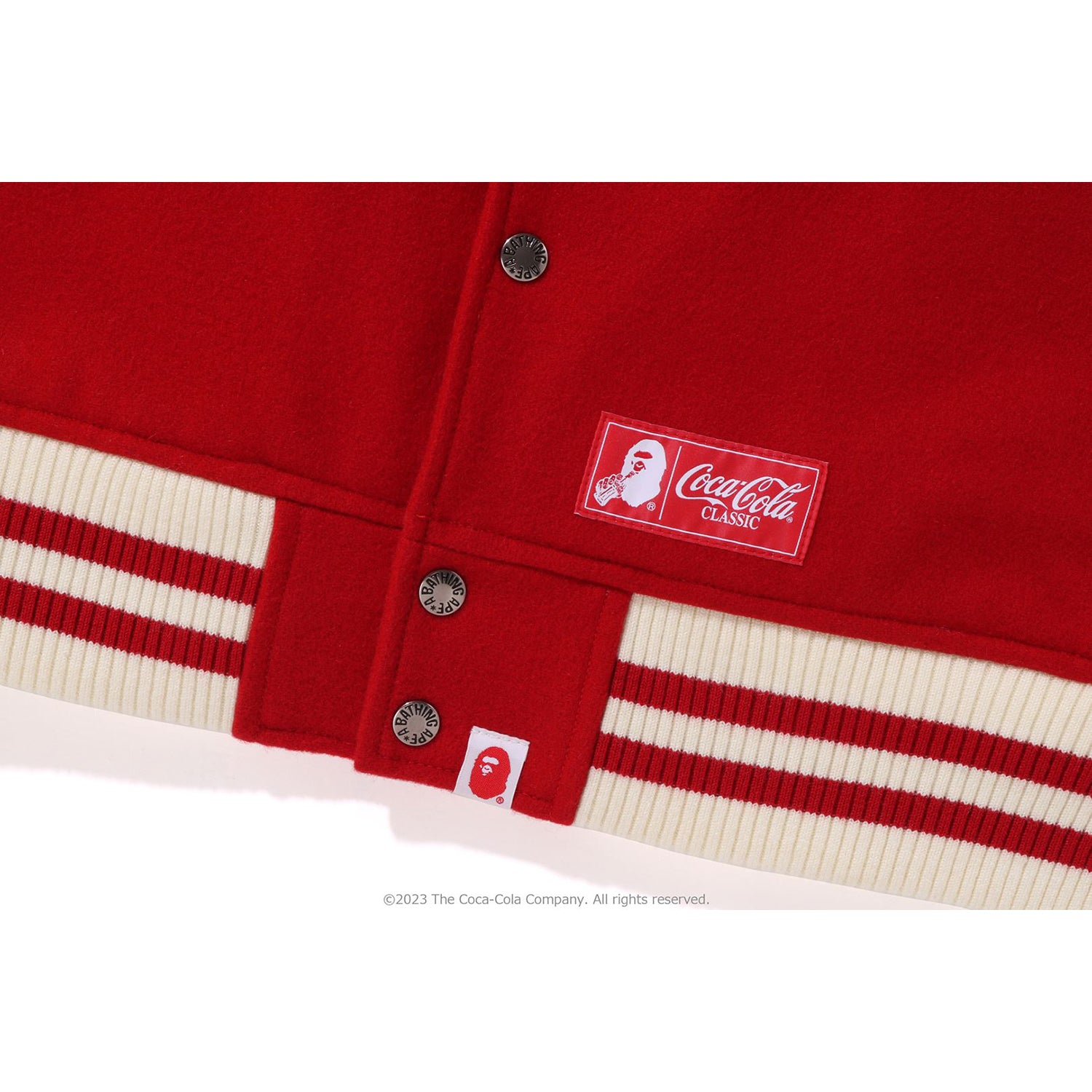 BAPE X COCA-COLA VARSITY JACKET MENS – us.bape.com