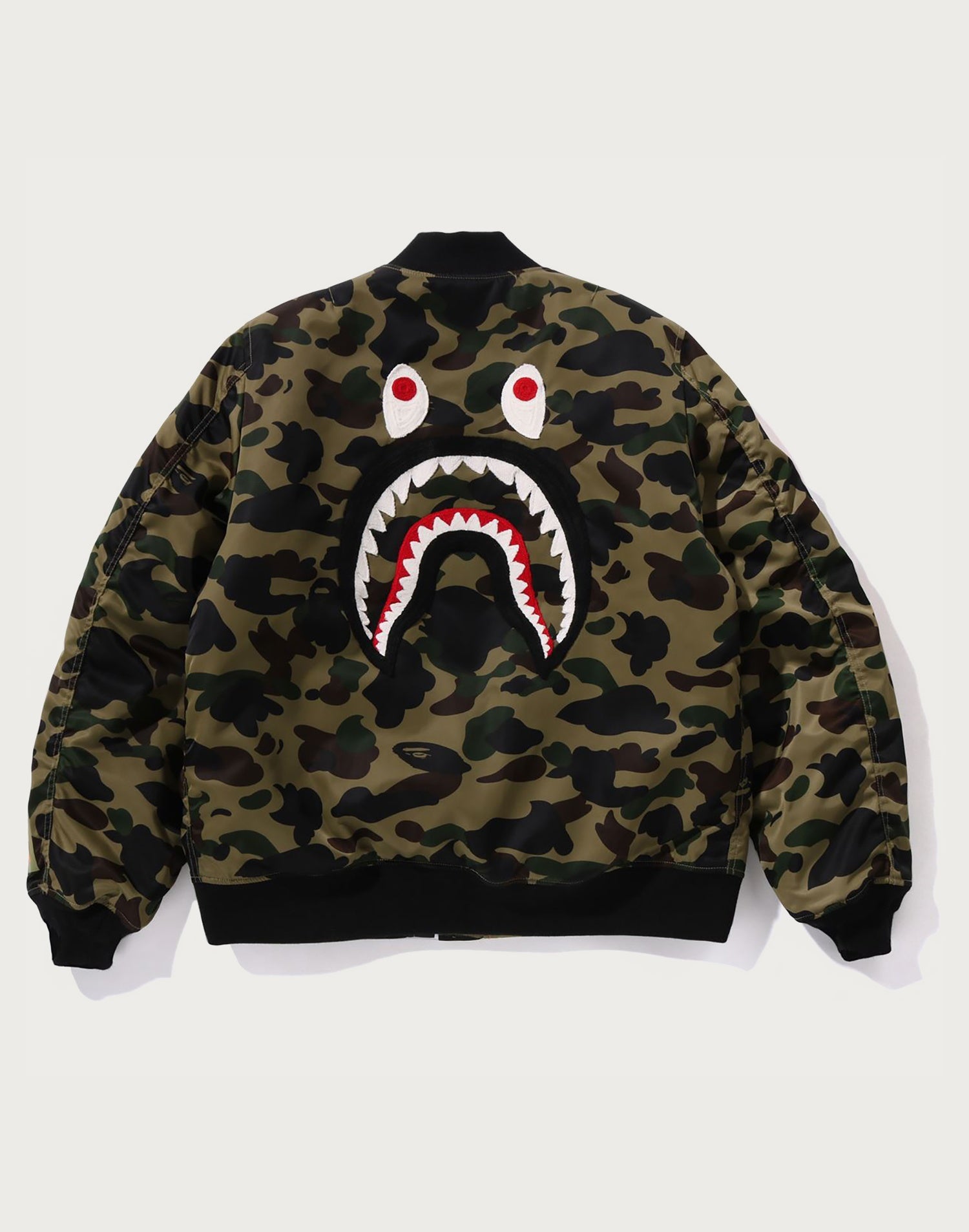 1ST CAMO SHARK MA-1 JACKET MENS – us.bape.com