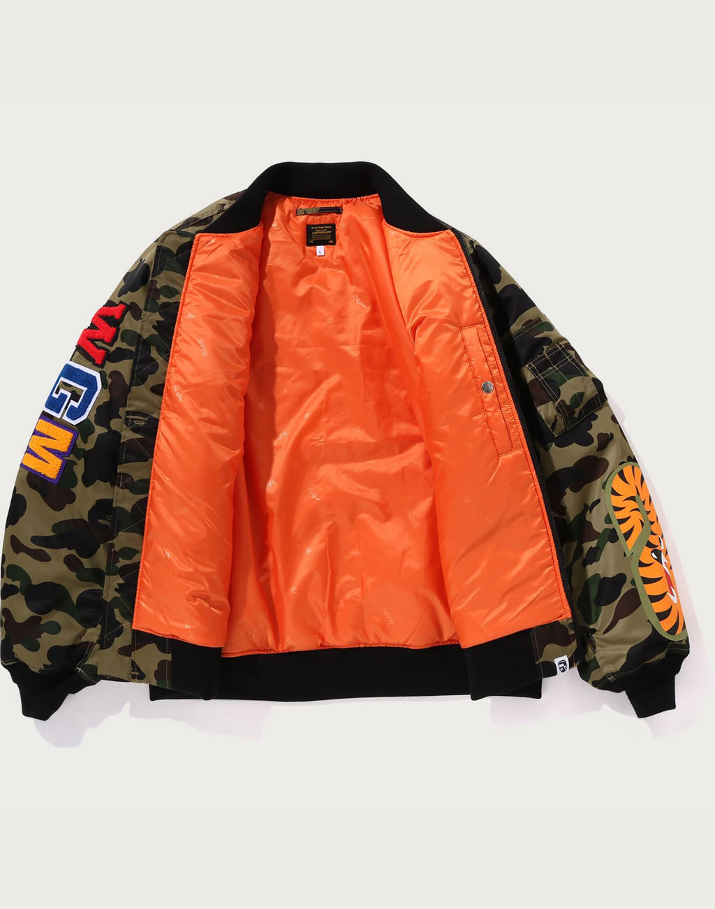 1ST CAMO SHARK MA-1 JACKET MENS