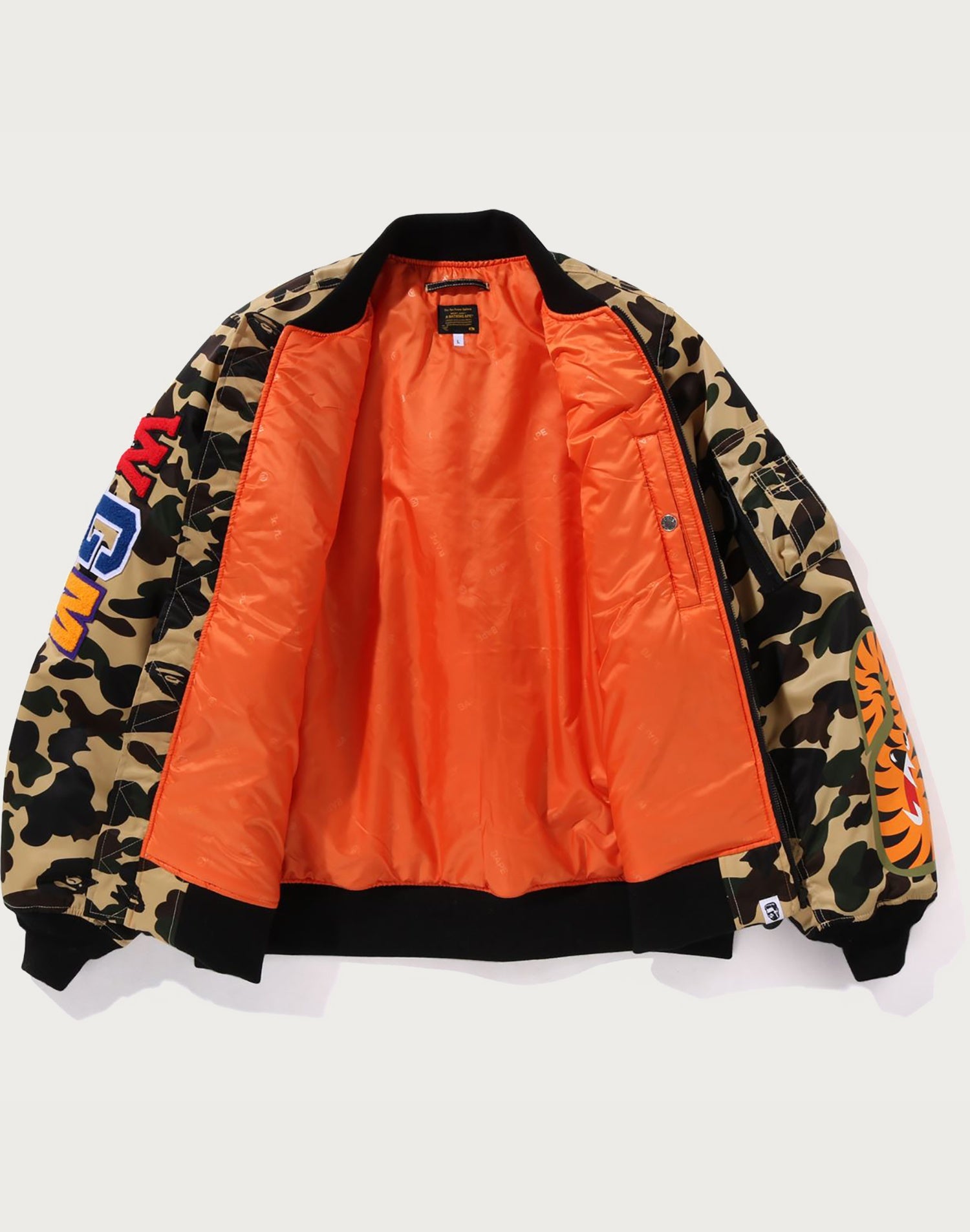 1ST CAMO SHARK MA-1 JACKET MENS – us.bape.com