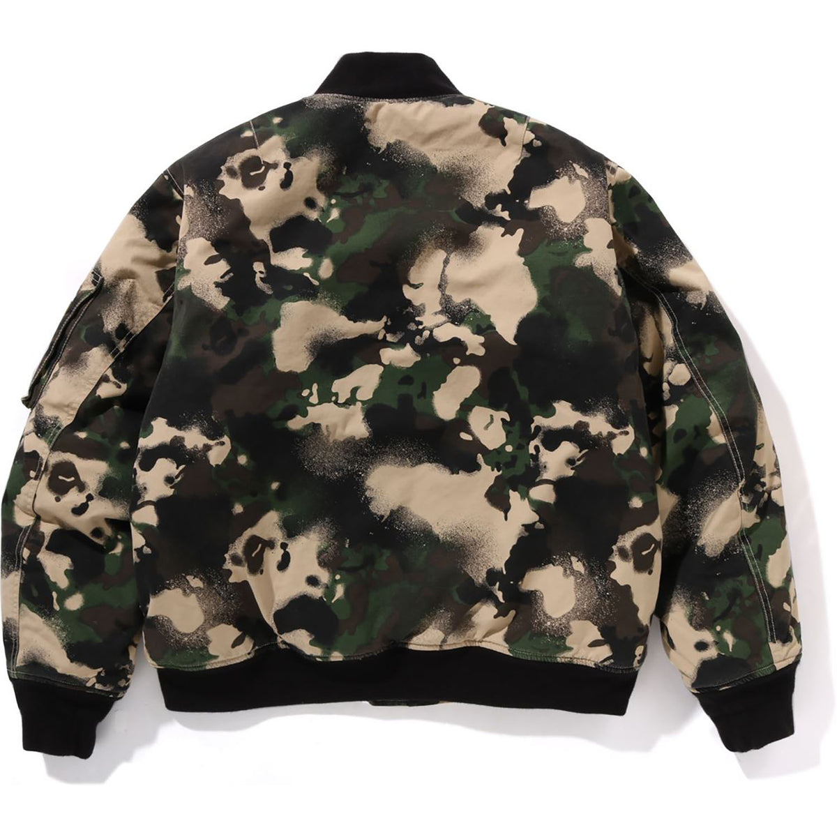 MAP CAMO BOMBER JACKET MENS