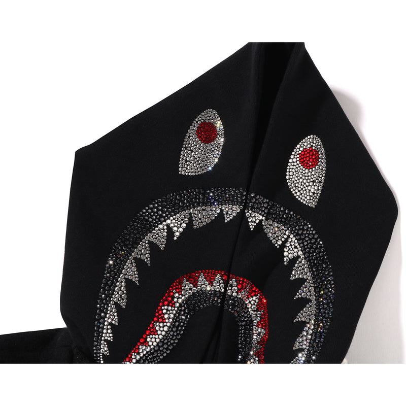 BAPE X SWAROVSKI - DETACHABLE HOODIE VARSITY JACKET MENS