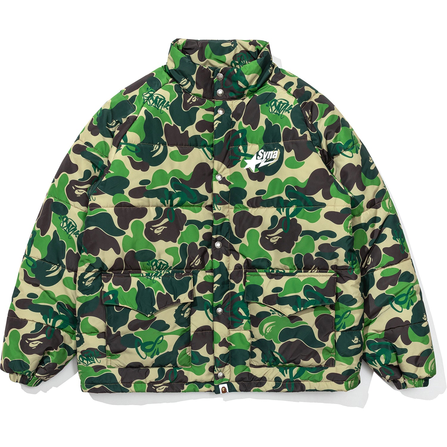 BAPE X SPOTIFY BY CENTRAL CEE CAMO PUFFER JACKET MENS – us.bape.com