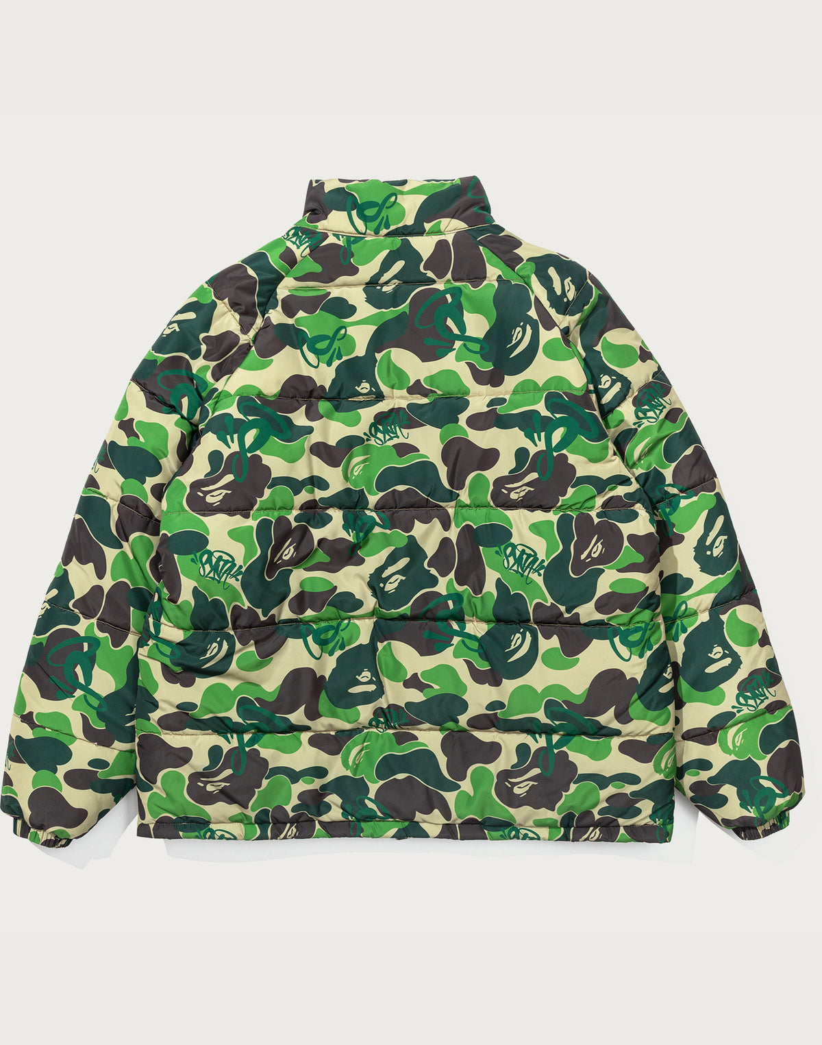 BAPE X SPOTIFY BY CENTRAL CEE CAMO PUFFER JACKET MENS