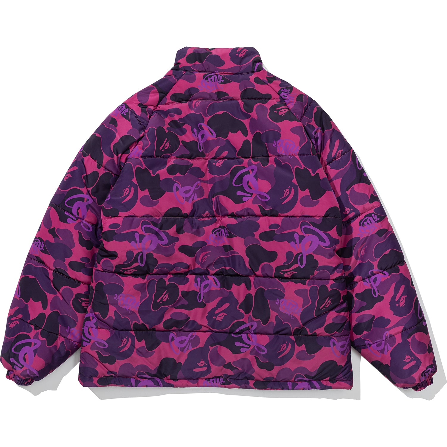 A Bathing Ape バーガンディ スカジャン エイプ　bape ape BAPE X SPOTIFY BY CENTRAL CEE CAMO PUFFER JACKET MENS – us.bape.com