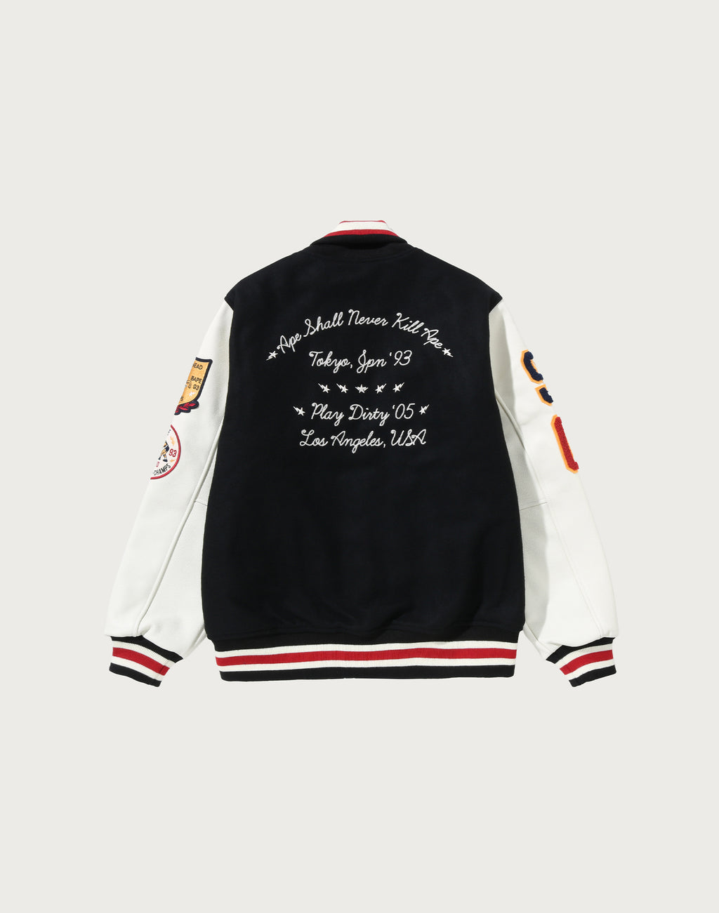 BAPE X UNDFTD VARSITY JACKET MENS