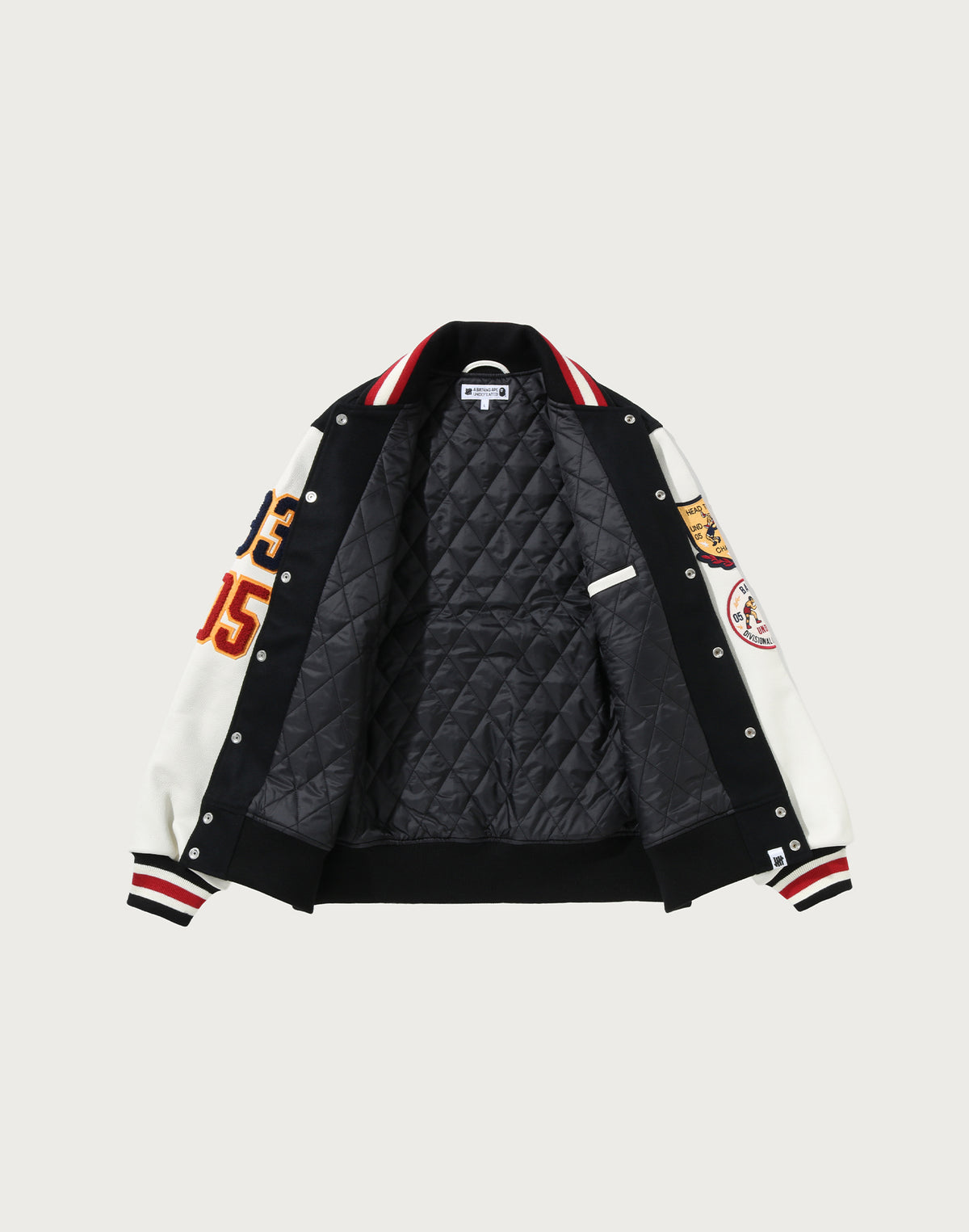 BAPE X UNDFTD VARSITY JACKET MENS