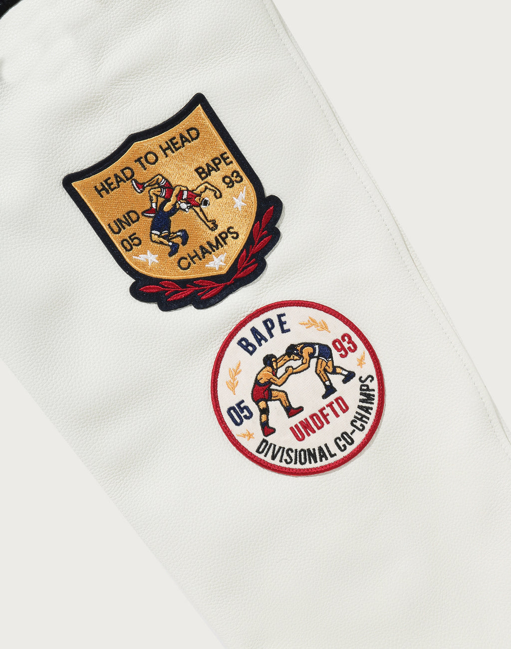 BAPE X UNDFTD VARSITY JACKET MENS