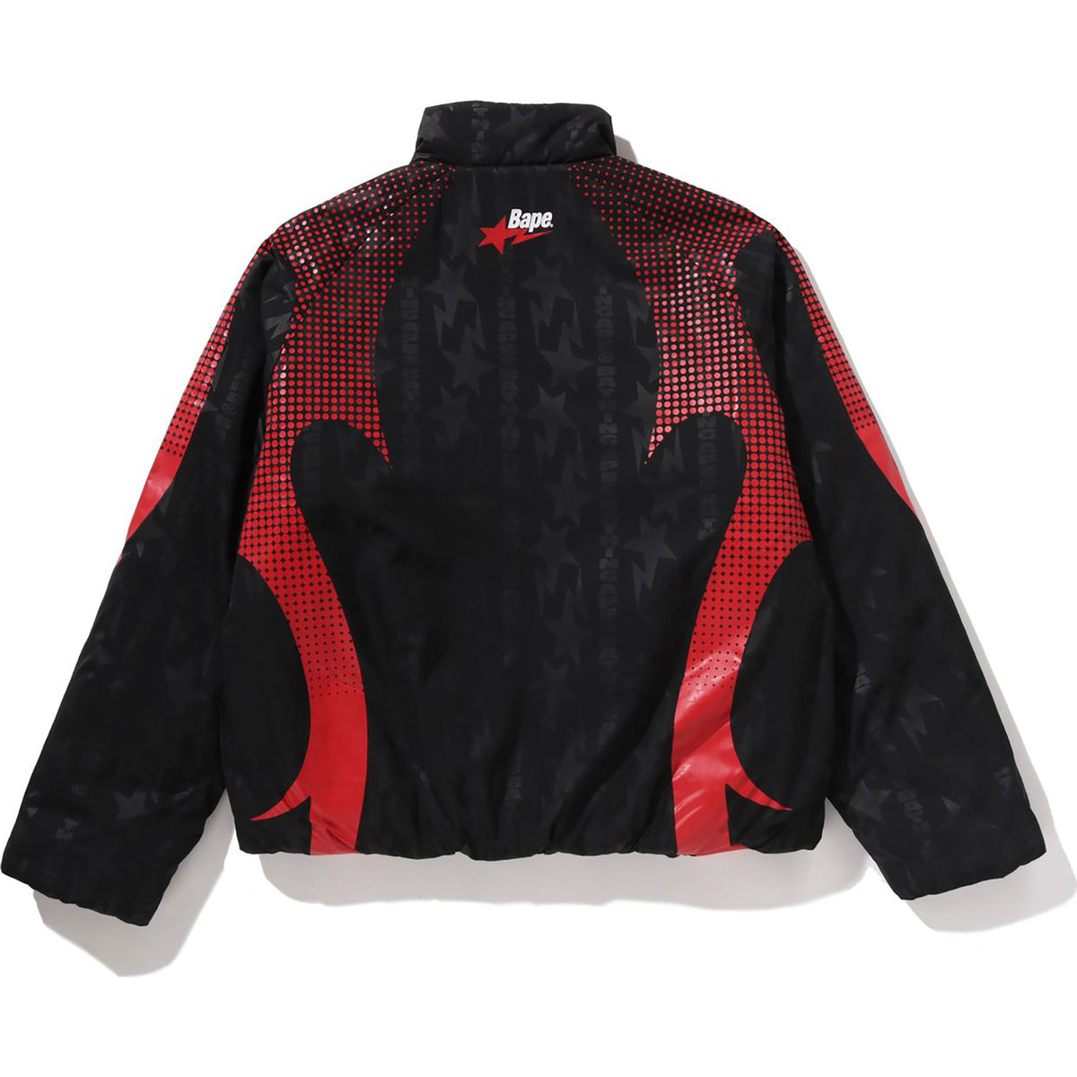 ABA FRAME MONOGRAM JACQUARD MULTI LOGO PADDED JACKET MENS