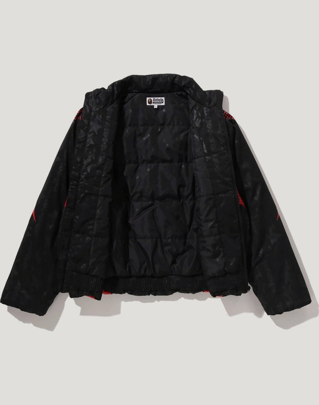 ABA FRAME MONOGRAM JACQUARD MULTI LOGO PADDED JACKET MENS