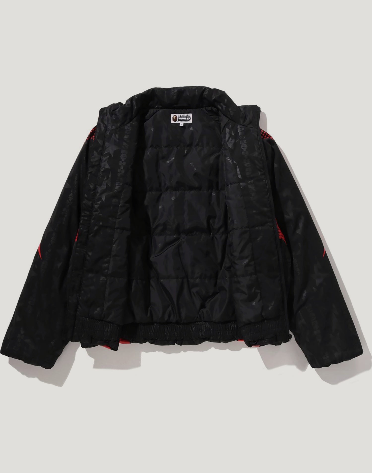 ABA FRAME MONOGRAM JACQUARD MULTI LOGO PADDED JACKET MENS