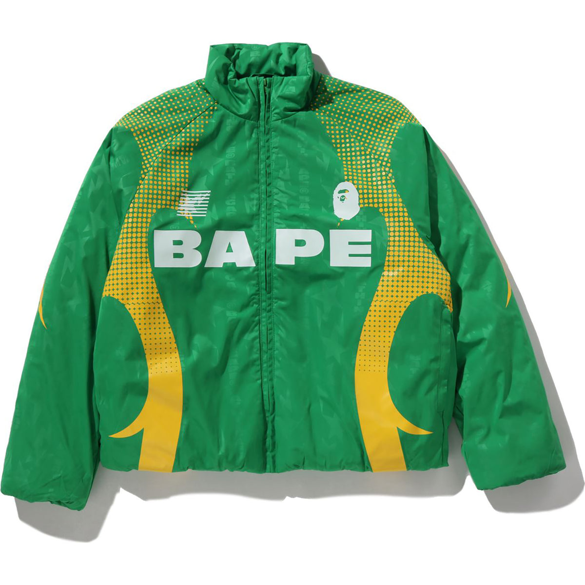 ABA FRAME MONOGRAM JACQUARD MULTI LOGO PADDED JACKET MENS