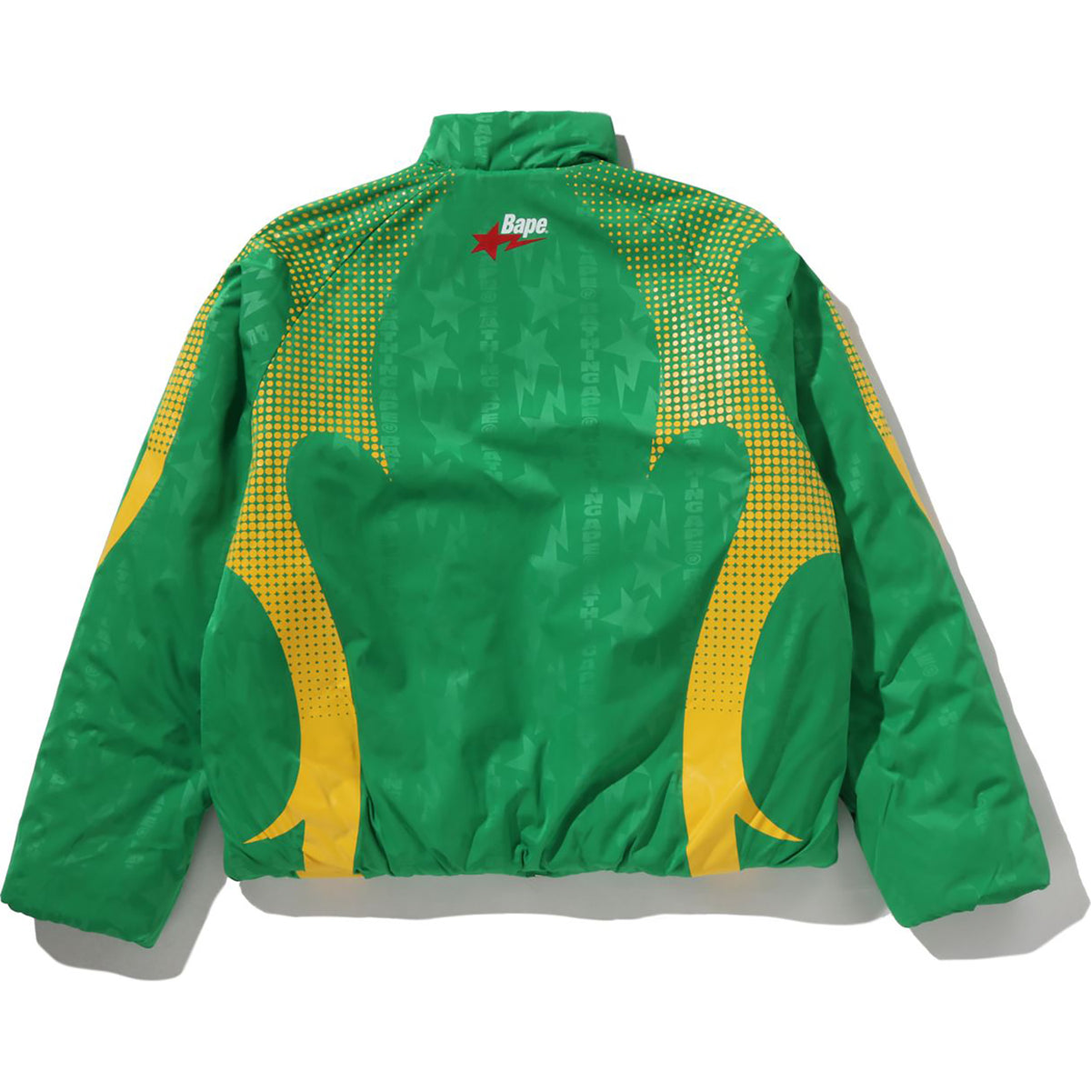 ABA FRAME MONOGRAM JACQUARD MULTI LOGO PADDED JACKET MENS