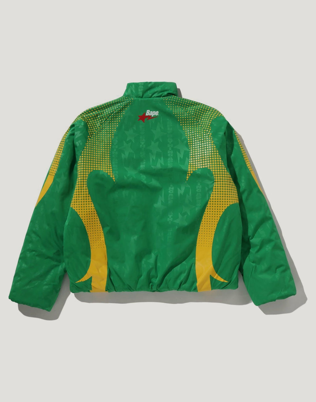 ABA FRAME MONOGRAM JACQUARD MULTI LOGO PADDED JACKET MENS
