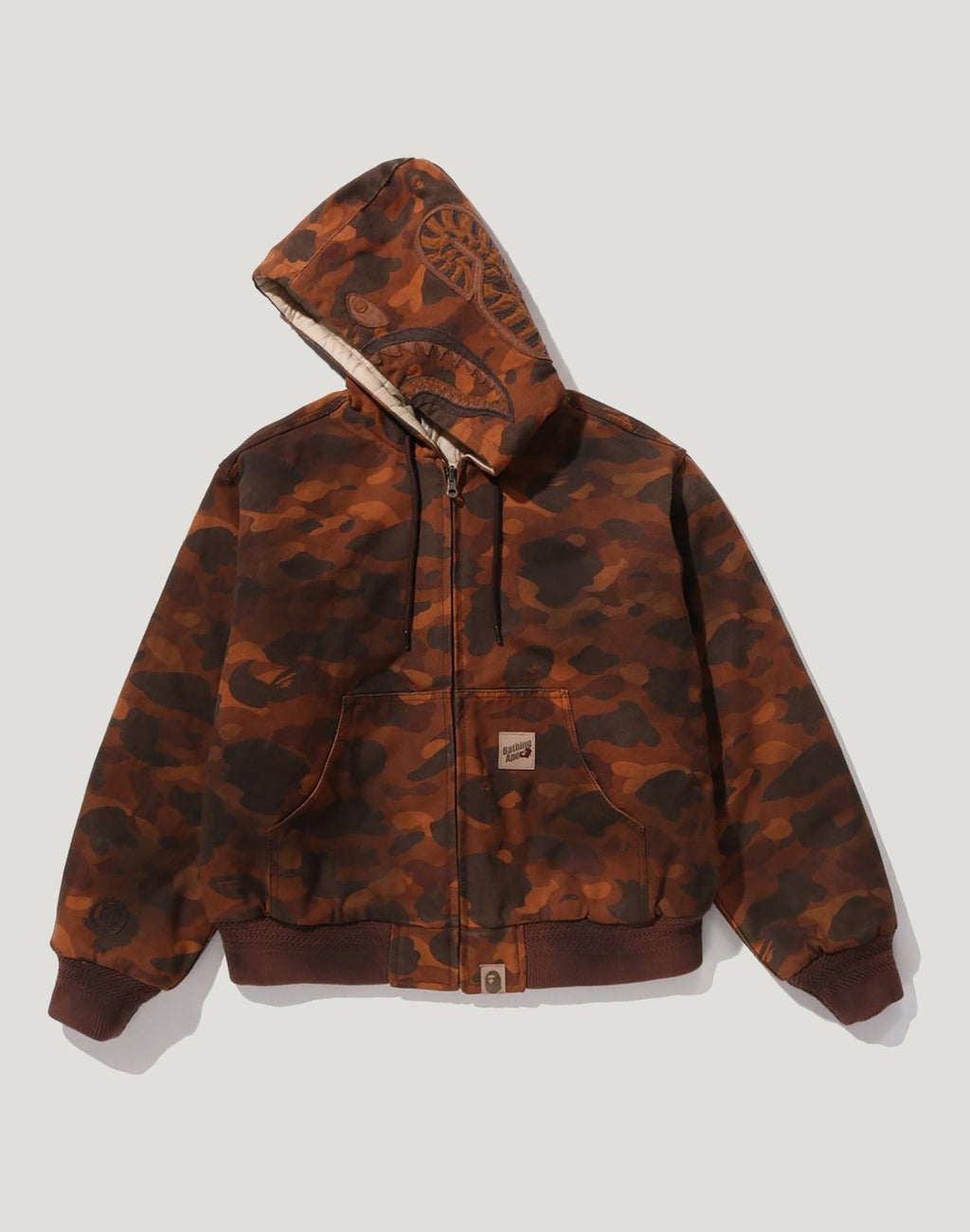 SOLID 1ST CAMO REVERSIBLE SHARK ZIP HEAVY JACKET MENS