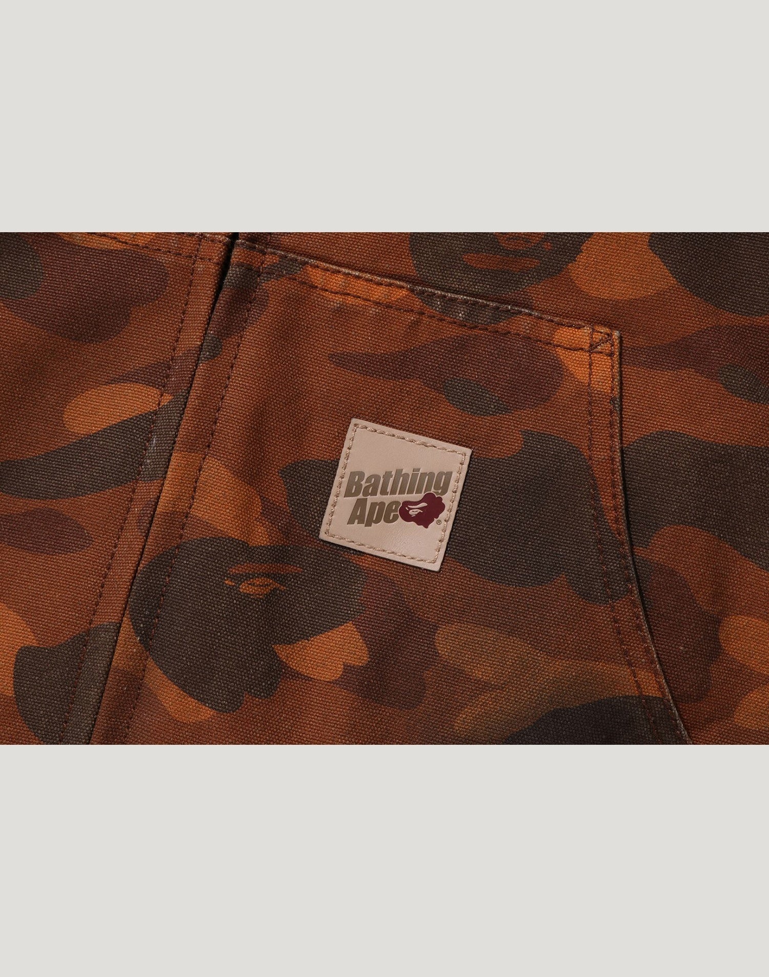 SOLID 1ST CAMO REVERSIBLE SHARK ZIP HEAVY JACKET MENS