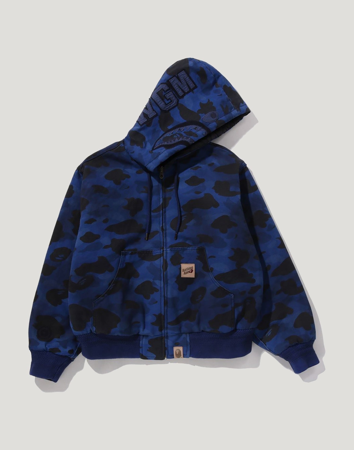 SOLID 1ST CAMO REVERSIBLE SHARK ZIP HEAVY JACKET MENS