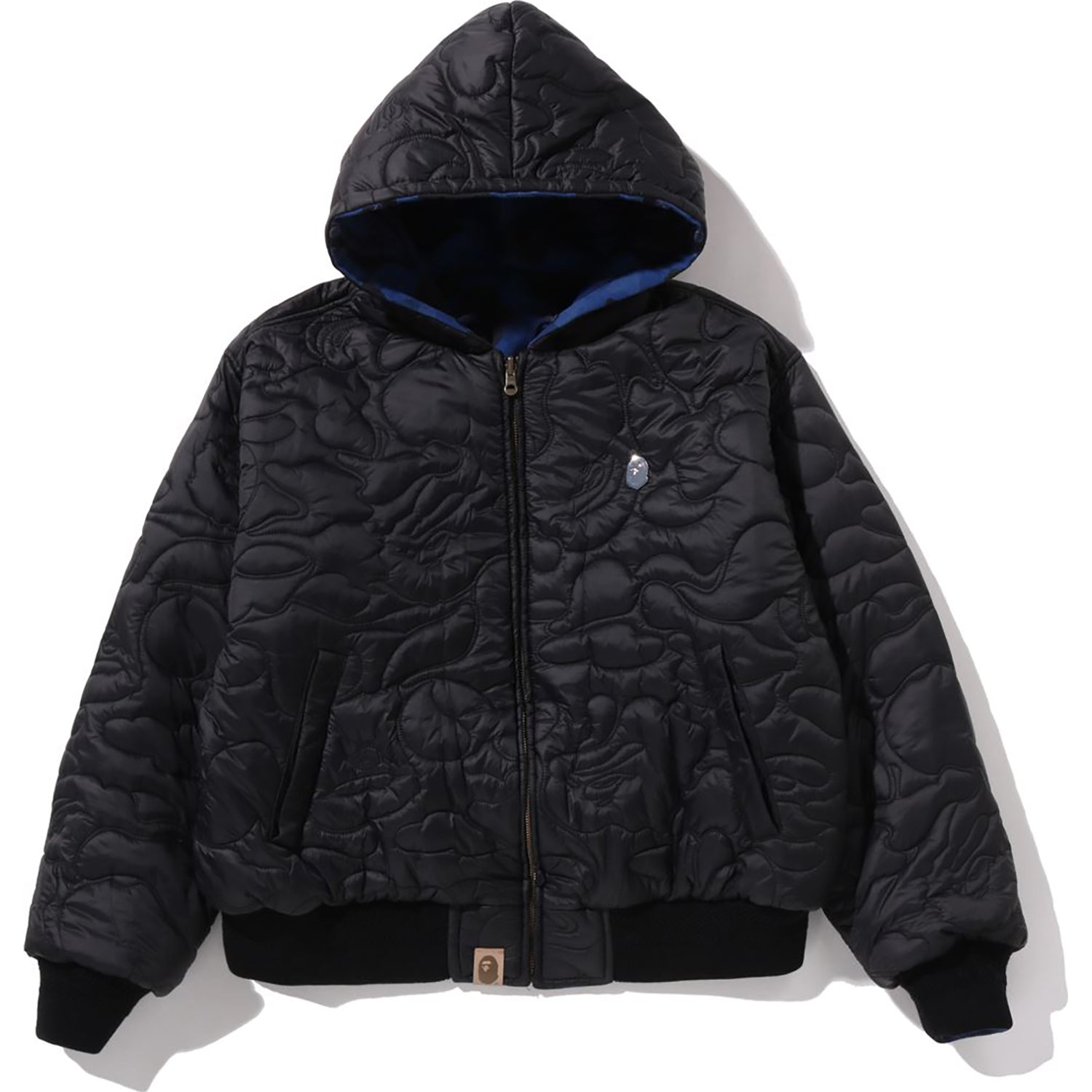SOLID 1ST CAMO REVERSIBLE SHARK ZIP HEAVY JACKET MENS – us.bape.com