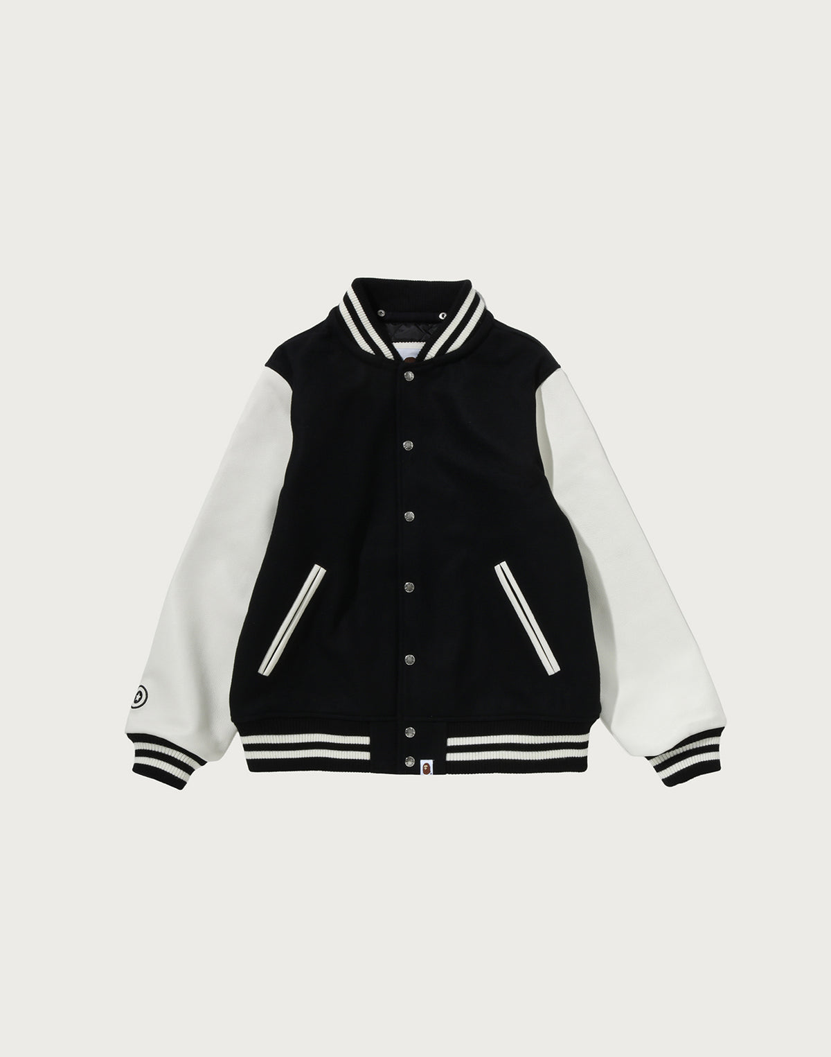 DETACHABLE SHARK HOODIE VARSITY JACKET MENS