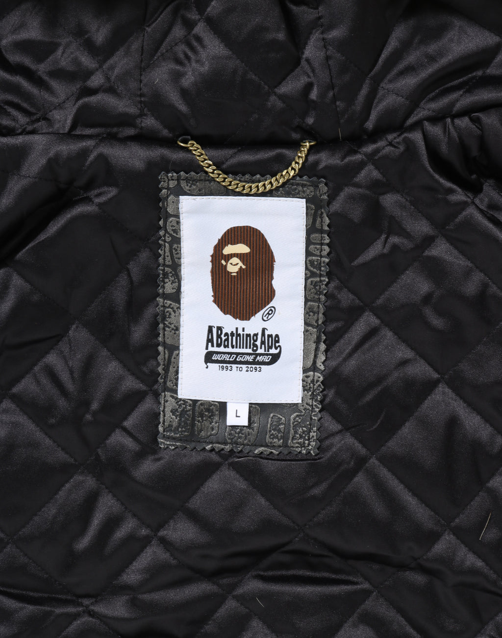 CROC PATTERN LEATHER JACKET MENS