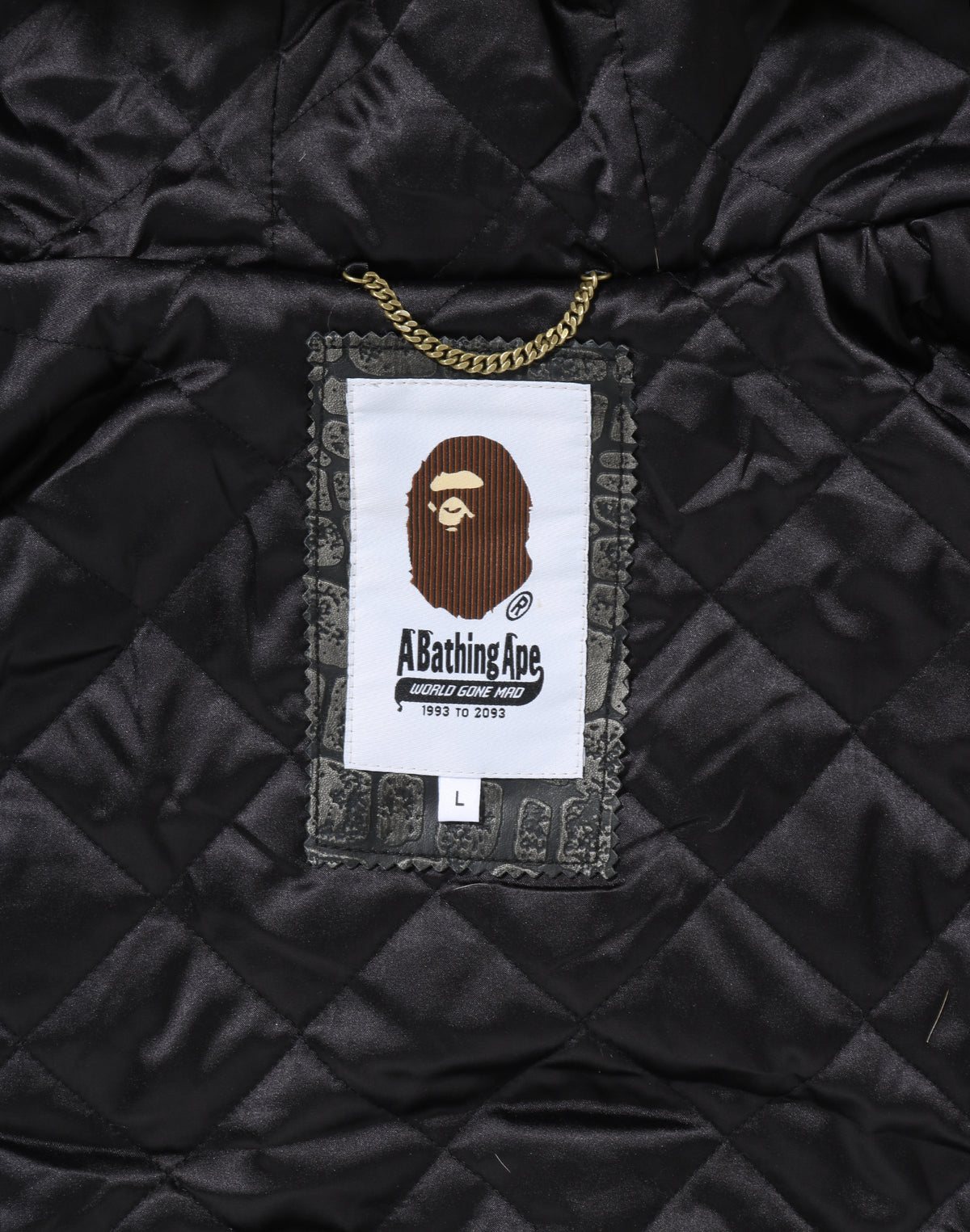 CROC PATTERN LEATHER JACKET MENS