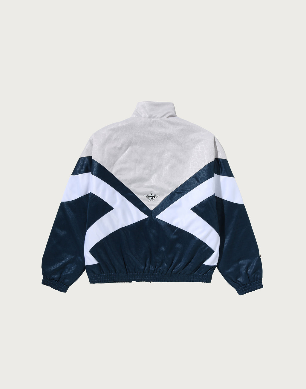 CROC PATTERN PADDED TRACK JACKET MENS