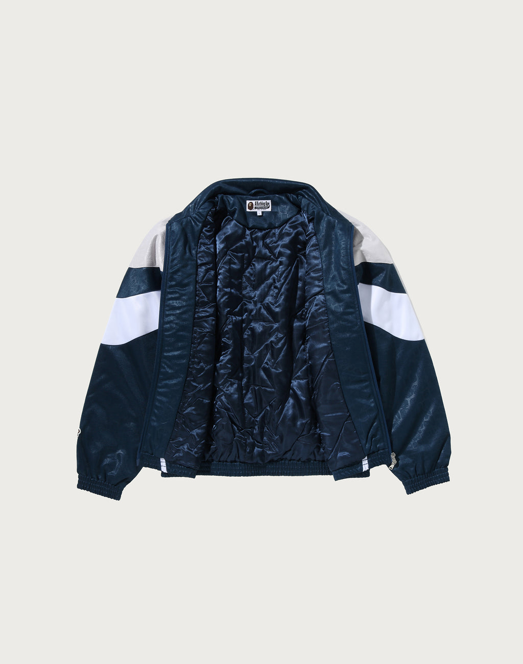 CROC PATTERN PADDED TRACK JACKET MENS