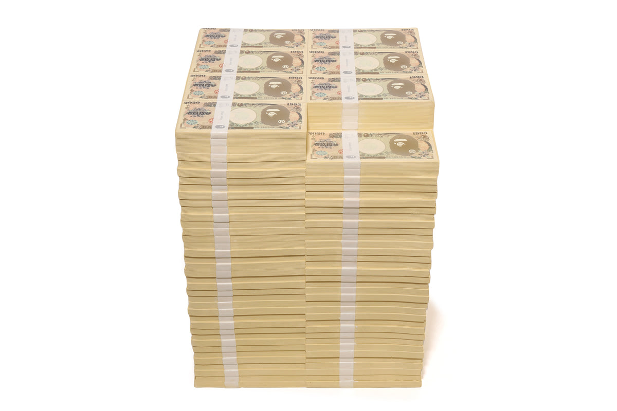 BAPE X SAINT MXXXXXX BANKNOTES STOOL