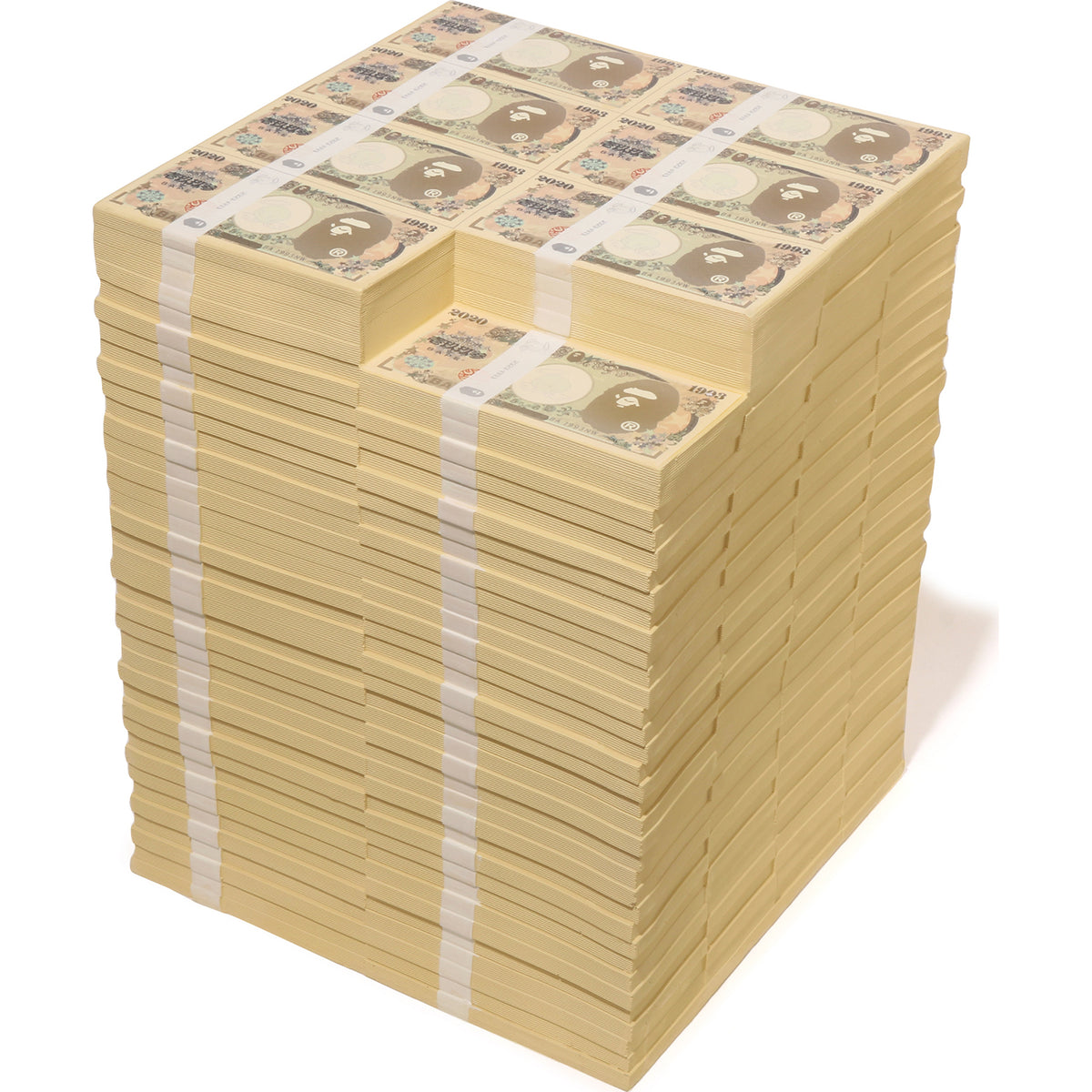 BAPE X SAINT MXXXXXX BANKNOTES STOOL