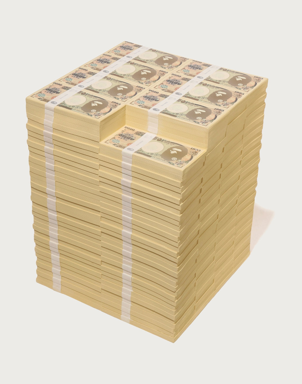 BAPE X SAINT MXXXXXX BANKNOTES STOOL