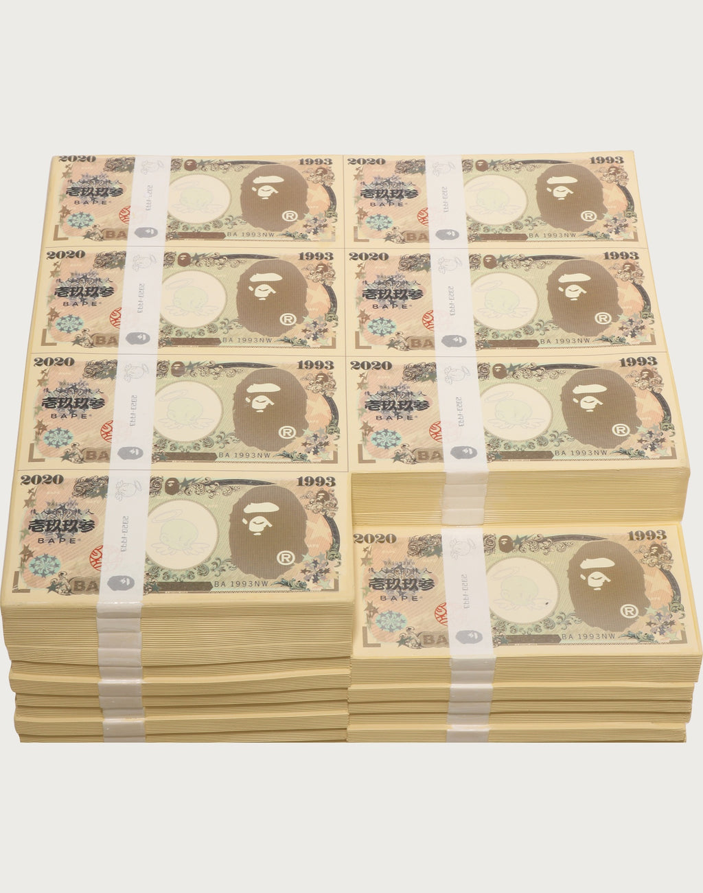 BAPE X SAINT MXXXXXX BANKNOTES STOOL