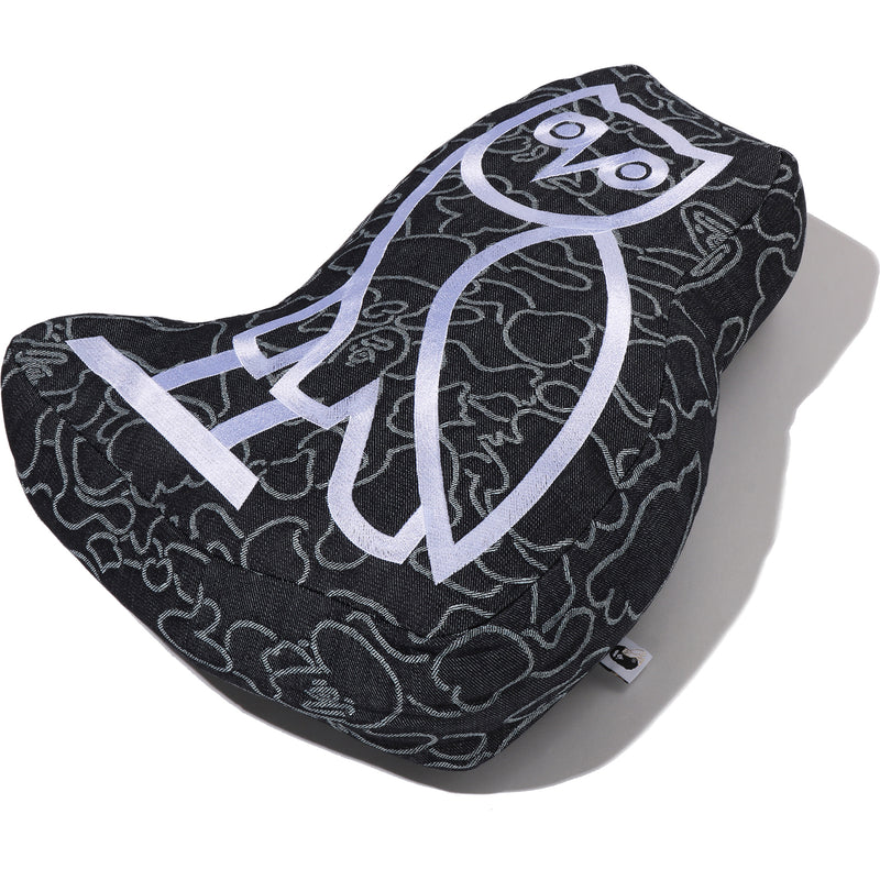 BAPE X OVO NEON 1ST CAMO JACQUARD DENIM CUSHION