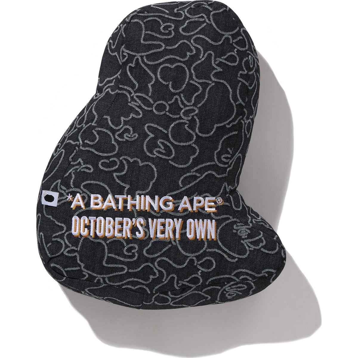 BAPE X OVO NEON 1ST CAMO JACQUARD DENIM CUSHION