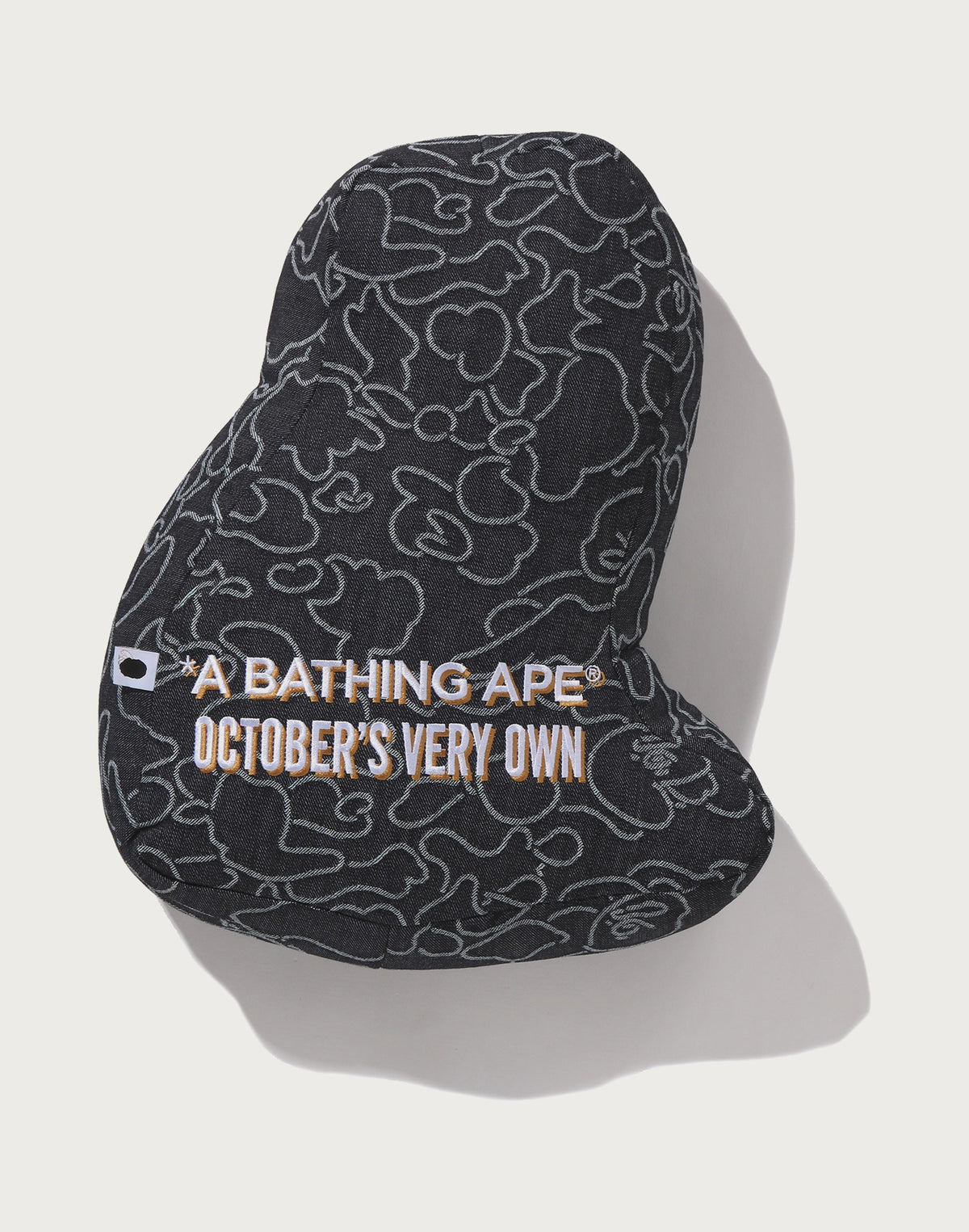 BAPE X OVO NEON 1ST CAMO JACQUARD DENIM CUSHION
