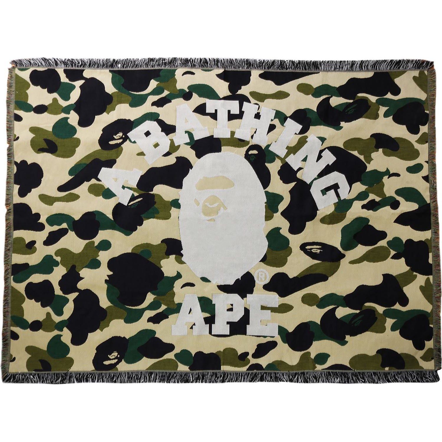 BAPE 1ST CAMO Jacquard Blanket - Premium | Bathing Ape USA – us
