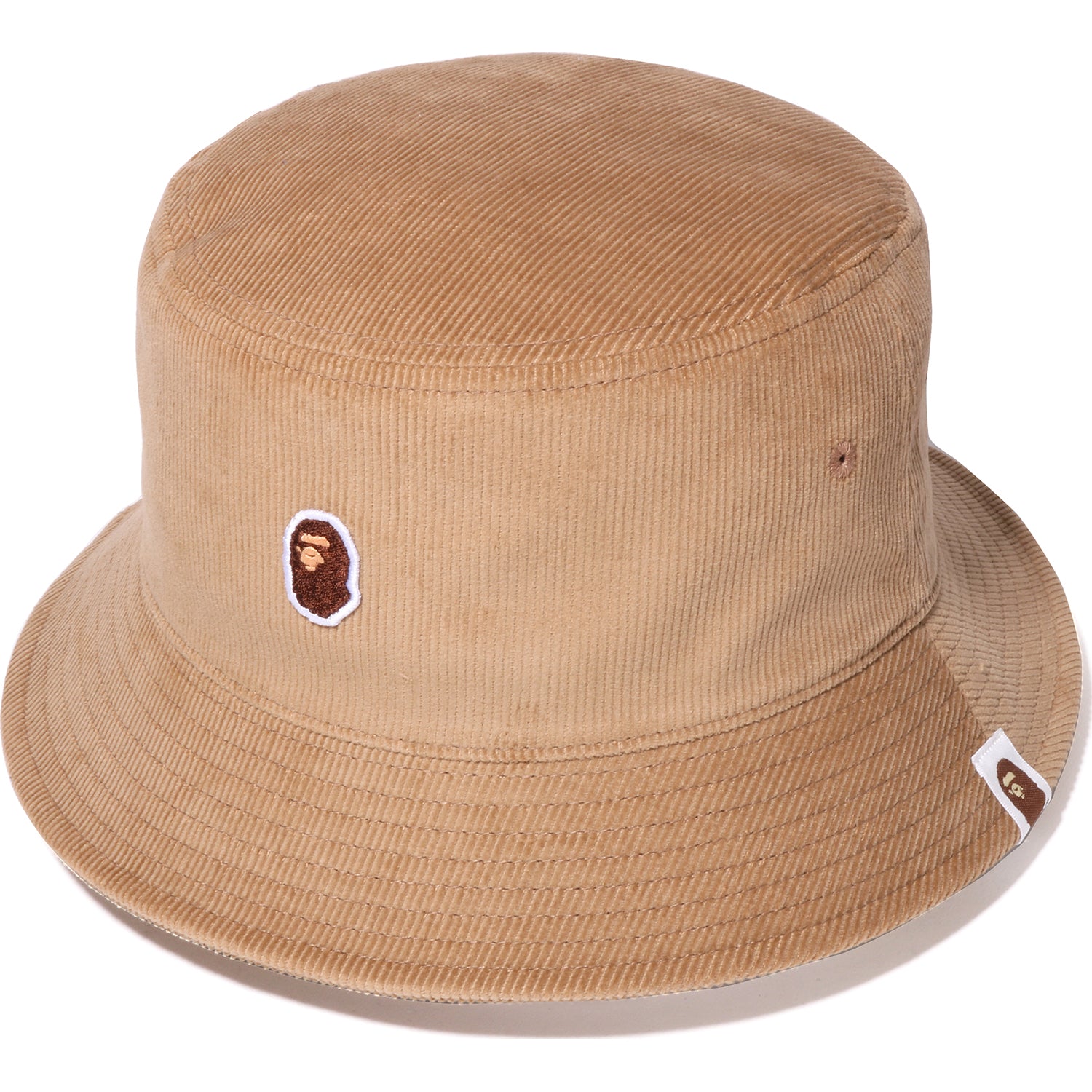 APE HEAD CORDUROY BUCKET HAT MENS