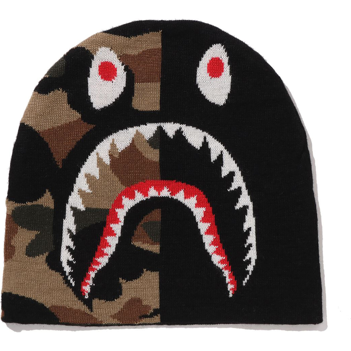 1ST CAMO SHARK KNIT CAP MENS