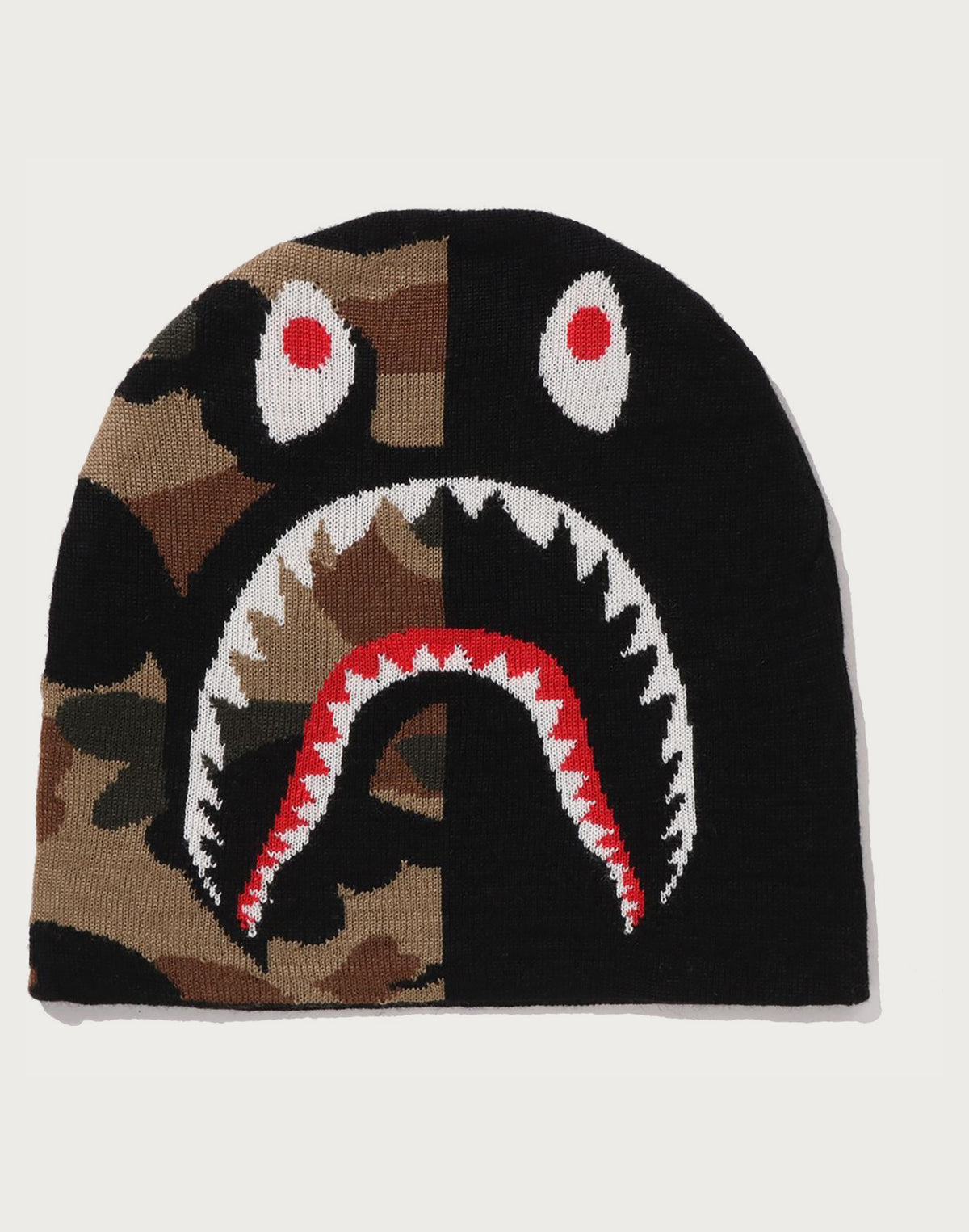 1ST CAMO SHARK KNIT CAP MENS