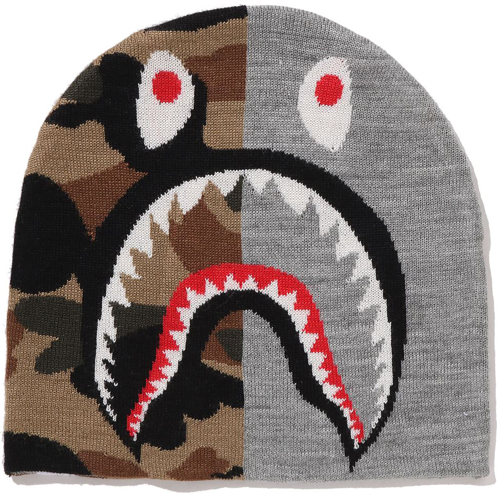 1ST CAMO SHARK KNIT CAP MENS
