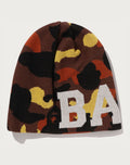 1ST CAMO KNIT CAP MENS