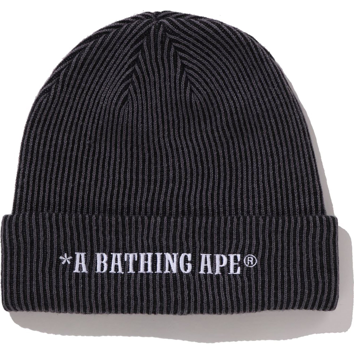 Men's A BATHING APE Knit Cap Beanie with Embroidered Ape