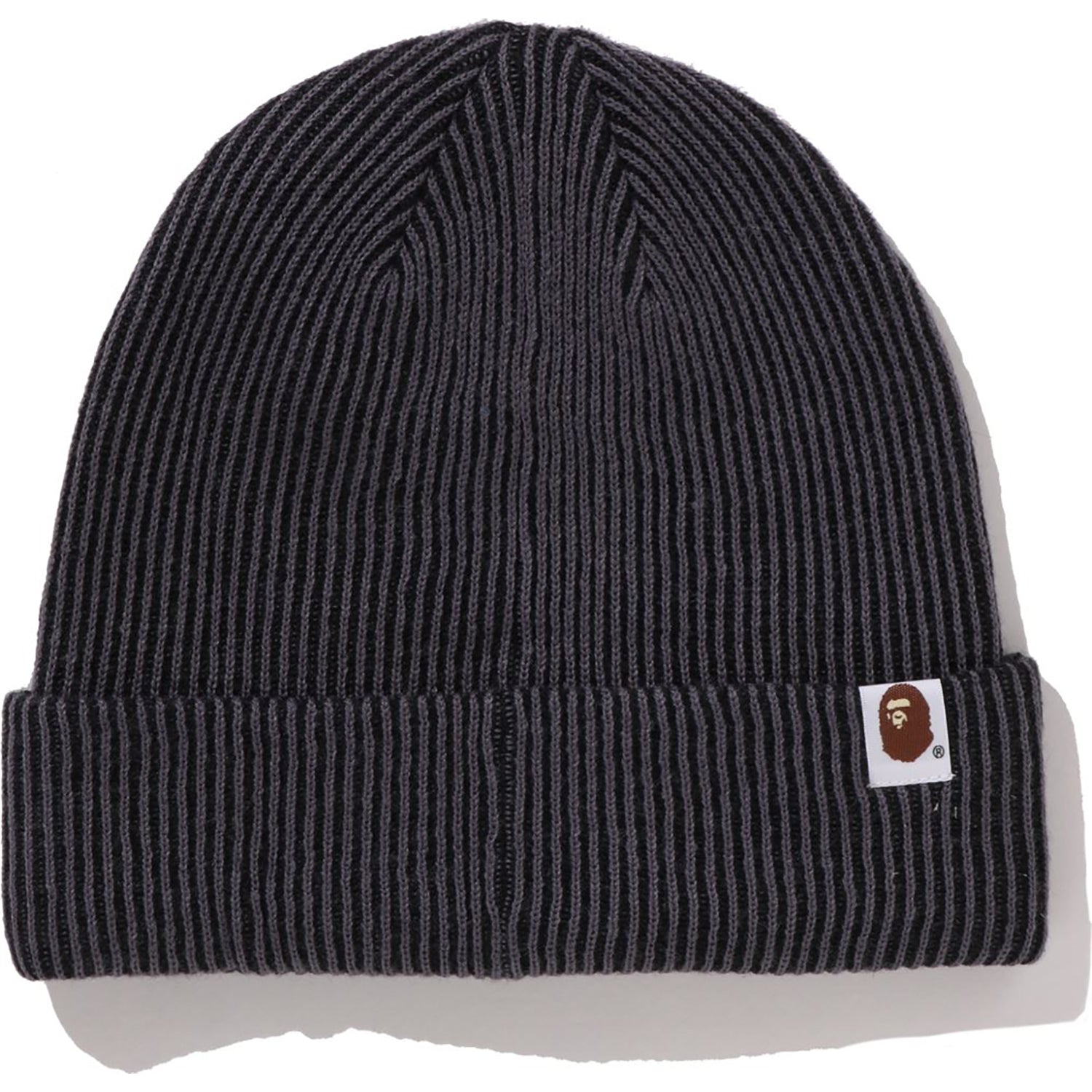 Men's A BATHING APE Knit Cap Beanie with Embroidered Ape Head Logo